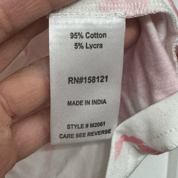 Monet Women’s Pink White Horse Fashion Casual T-Shirt Size XS - Picture 4 of 7